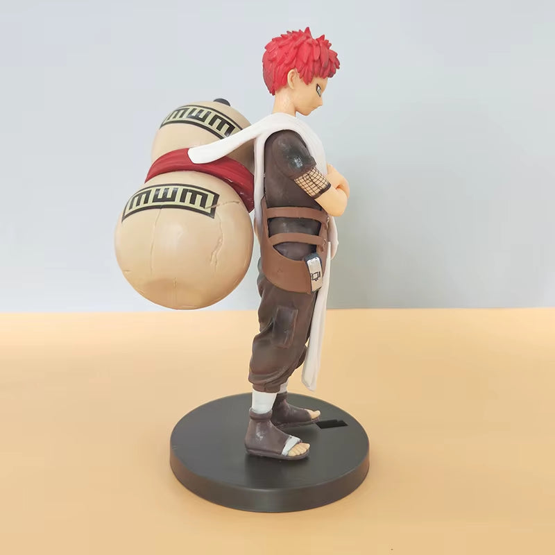 19Cm Anime Naruto Sasuke Itachi Gaara Figure Sand Gourd Battle Action Figurines PVC Model Doll Collection Toy Gift Kids