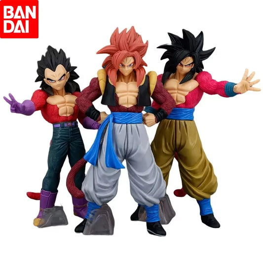 Dragon Ball GT Super Saiyan 4 Anime Figure Goku Vegeta Gogeta SSJ4 Figurine PVC Statue Action Figures Model Collection Toy Gifts