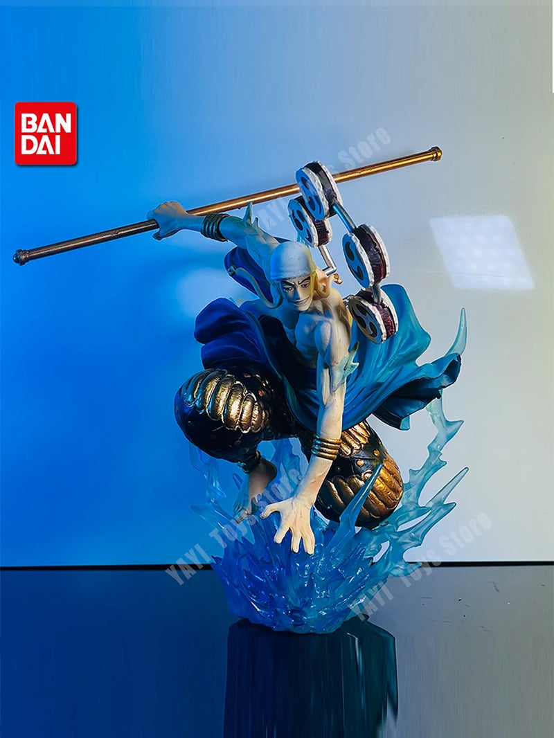 New One Piece Anime Figure Thor Enel God Sky Piea Enel Action Figure PVC Collectible Model Toys Ornaments Doll Gifts