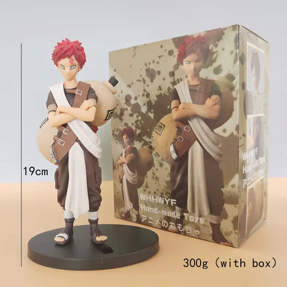 20CM Anime Naruto Ten Years of Hundred Ninja Gaara Big Gourd Decorative Model Toy Gift Collection Action Figure