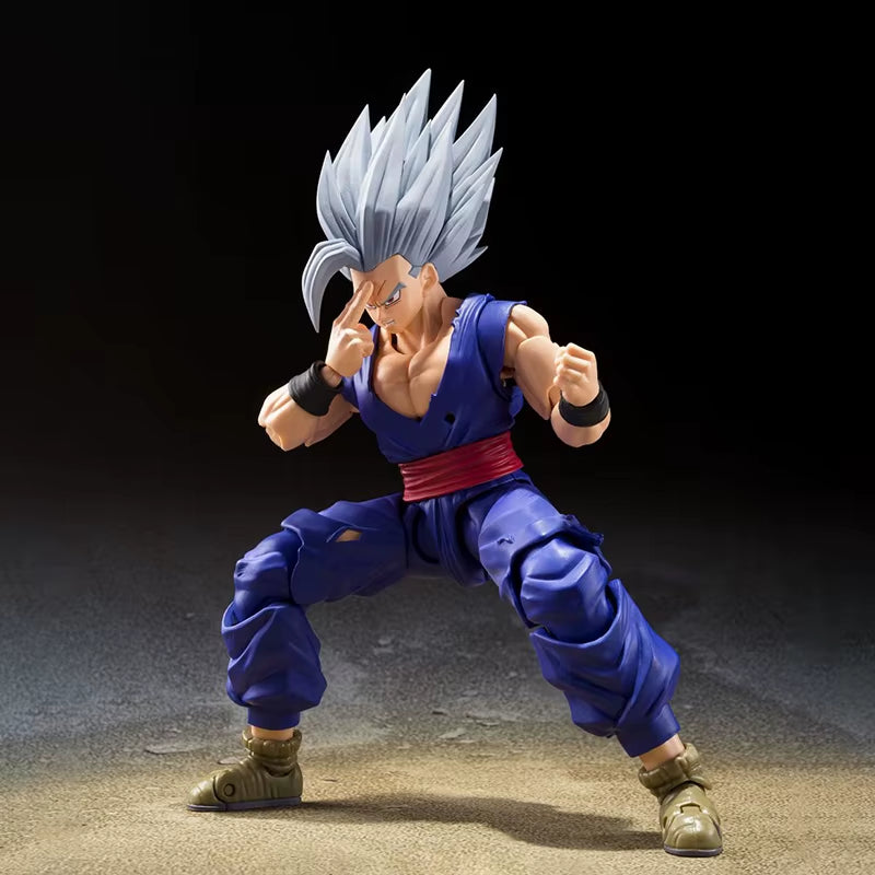 Dragon Ball Super SHF Son Gohan Beast Action Figure - PVC Collectible Model, Movable Saiyan Figurine for Anime Enthusiasts and Gift Giving