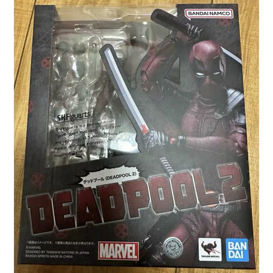 Original in Stock  S.H.Figuarts Deadpool 2: Deadpool SHF Deadpool 1.0 Action Figure PVC Boxed Toys Collectible Model