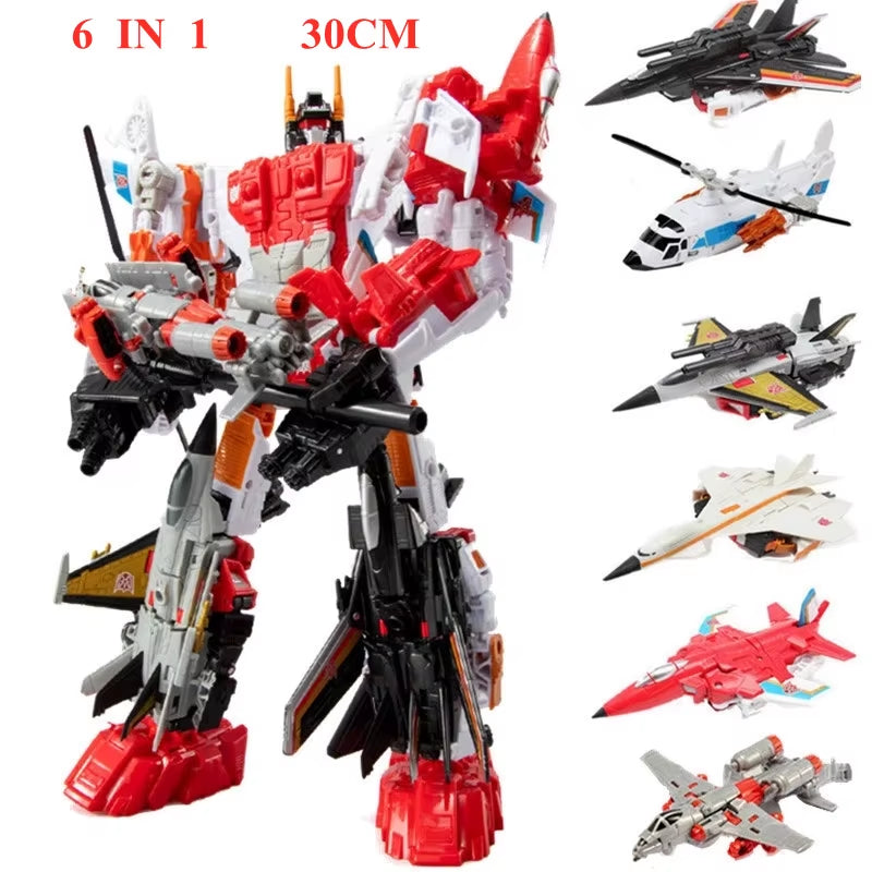 IN STOCK BMB New 5 in 1 Transformation Oversize 40CM Dinosaur Model Toy Anime KO G1 Devastator Action Figure Combined Kid Boy