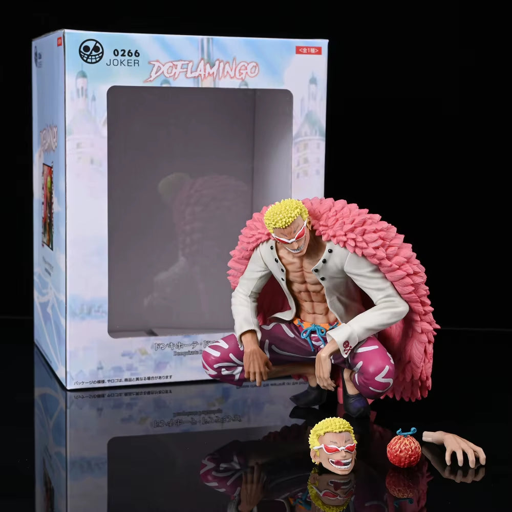 New 16Cm One Piece Anime Figure Donquixote Doflamingo Anime Action Figure 33Cm PVC Collection Model Doll Gifts Toys Decoration