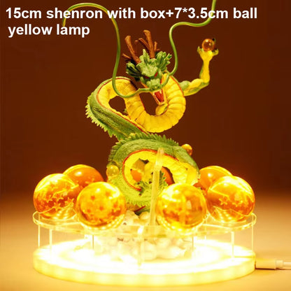 Anime  Z Shenron Lamp Super Saiyan Goku Action Figure  Shenlong Model Light Base Collection Gift