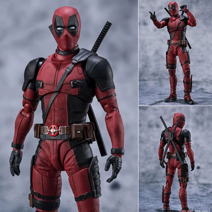 Original in Stock  S.H.Figuarts Deadpool 2: Deadpool SHF Deadpool 1.0 Action Figure PVC Boxed Toys Collectible Model