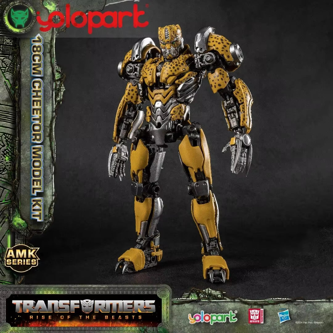 22Cm Scourge 18Cm Cheetor AMK SERIES Transformers Movie 7: Rise of the Beasts Model Kit Toys Model Figures Studio