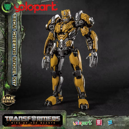 22Cm Scourge 18Cm Cheetor AMK SERIES Transformers Movie 7: Rise of the Beasts Model Kit Toys Model Figures Studio