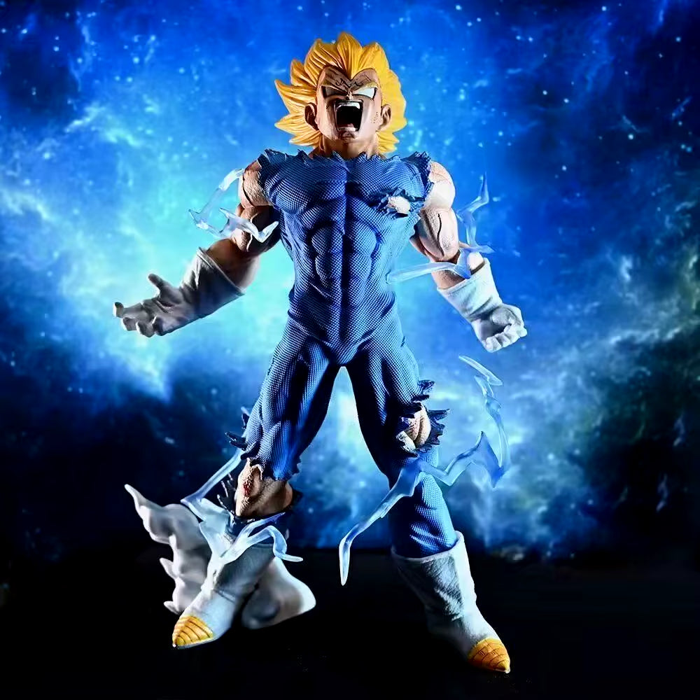 27Cm Dragon Ball Self Destructing Vegeta Demonized Vegeta Action Figurin Model Pvc Statue Doll Statue Model Collection Toys Gift