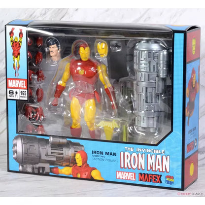 In Stock Original MEDICOM MAFEX 165 Iron Man Avengers Animation Character Model Action Toys Gifts