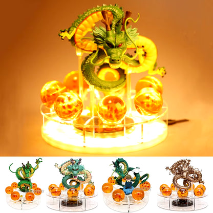 Anime  Z Shenron Lamp Super Saiyan Goku Action Figure  Shenlong Model Light Base Collection Gift