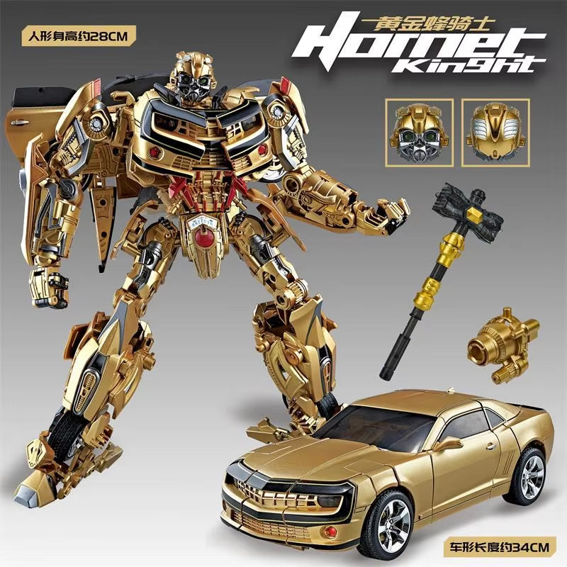 30CM Transformation Robot Toys Optimus Prime Star Commander Alloy Car Movie Anime Action Figure Children Deformation Kids Boy