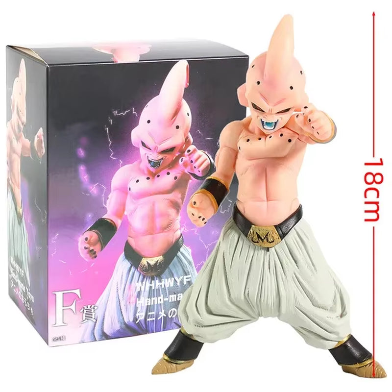 18Cm Anime Dragon Ball Action Figures Super Saiyan One Figures Buu PVC Model Toys Car Decoration Collection Toys for Kids Gifts