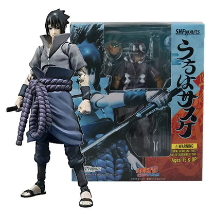 Shf Anime Naruto Figures Rasengan Uzumaki Naruto Jiraiya Action Figure Collection Doll Uchiha Sasuke Itachi Movable Model Toys