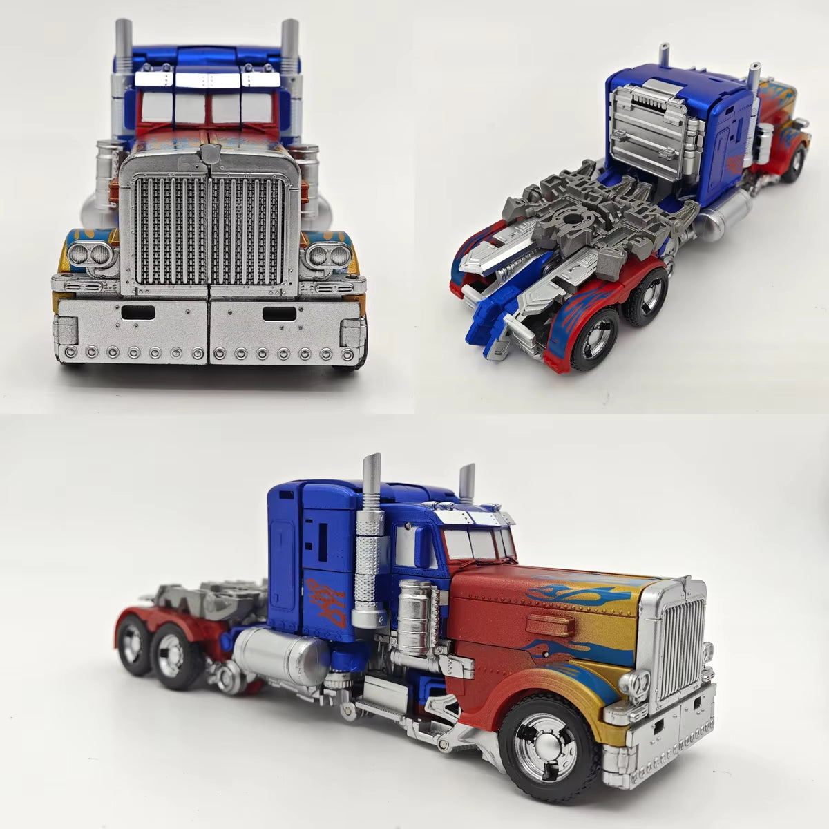 BAIWEI Transformation TW1022 EX Version 17.5Cm KO Masterpiece Figure Toy Commander Prime Deformation Car Robot