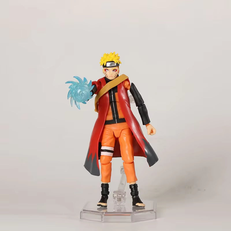 Shf Anime Naruto Figures Rasengan Uzumaki Naruto Jiraiya Action Figure Collection Doll Uchiha Sasuke Itachi Movable Model Toys