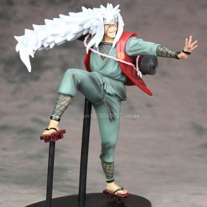 New Jiraiya Figure Manga Naruto Gama-Bunta Action Figurine 23Cm PVC Model Decoration Collectible Desktop Children GK Toys Gifts