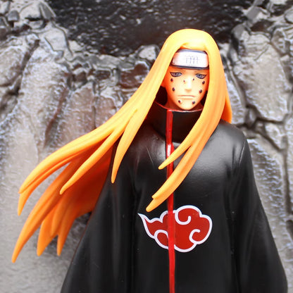 Naruto Akatsuki Anime Figure 37Cm 6 Pcs Uchiha Itachi Madara Konan Hidan Ninja Action Figurine Decor Model Collection Toy Gift