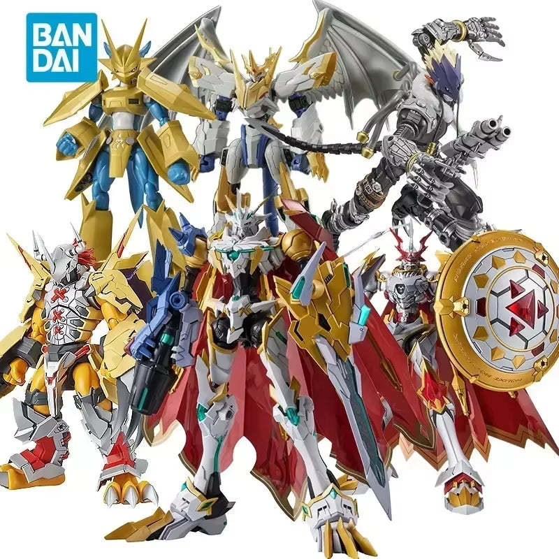 Original Anime Digimon Adventure War Greymon Garurumon Dukemon Action Figure Toys Collectible Model Gifts for Children