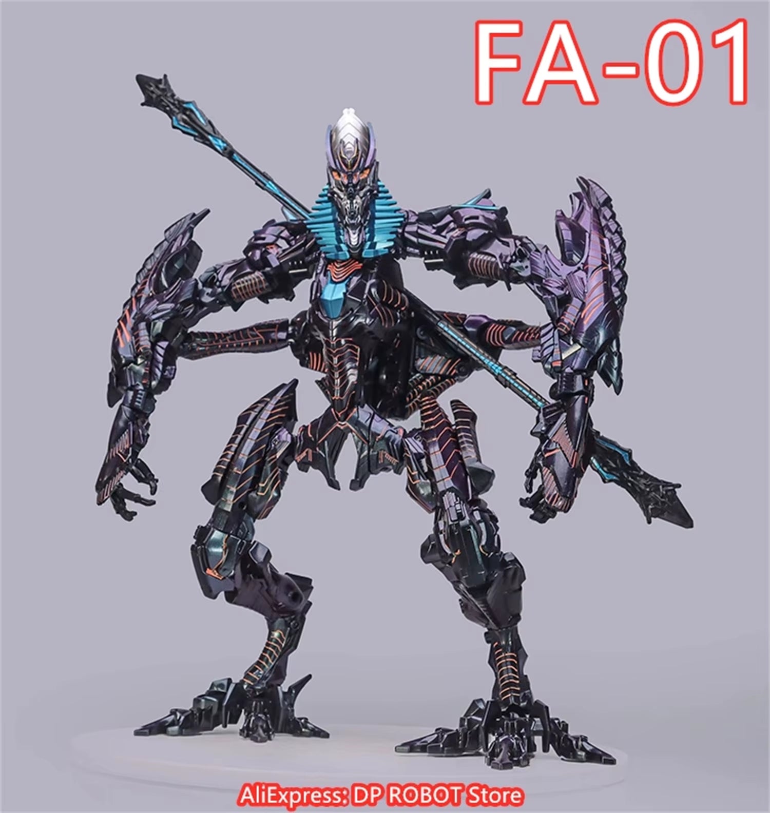 [IN STOCK NOW] NEW BMB Transformation FA-01 FA01 the Fallen Enlarged Version Oversize Movie Action Figure Robot