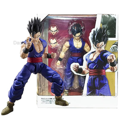 Dragon Ball Super SHF Son Gohan Beast Action Figure - PVC Collectible Model, Movable Saiyan Figurine for Anime Enthusiasts and Gift Giving