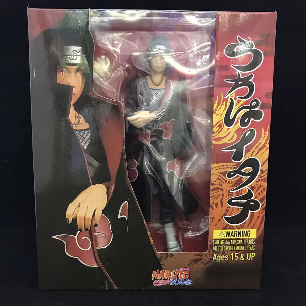 S.H.Figuarts Naruto Uchiha Itachi Sasuke Figure SHF Akatsuki Shippuden Action Figure Model Toys Joint Movable Desktop Ornament