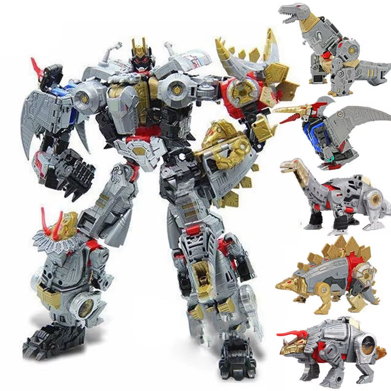 IN STOCK BMB New 5 in 1 Transformation Oversize 40CM Dinosaur Model Toy Anime KO G1 Devastator Action Figure Combined Kid Boy