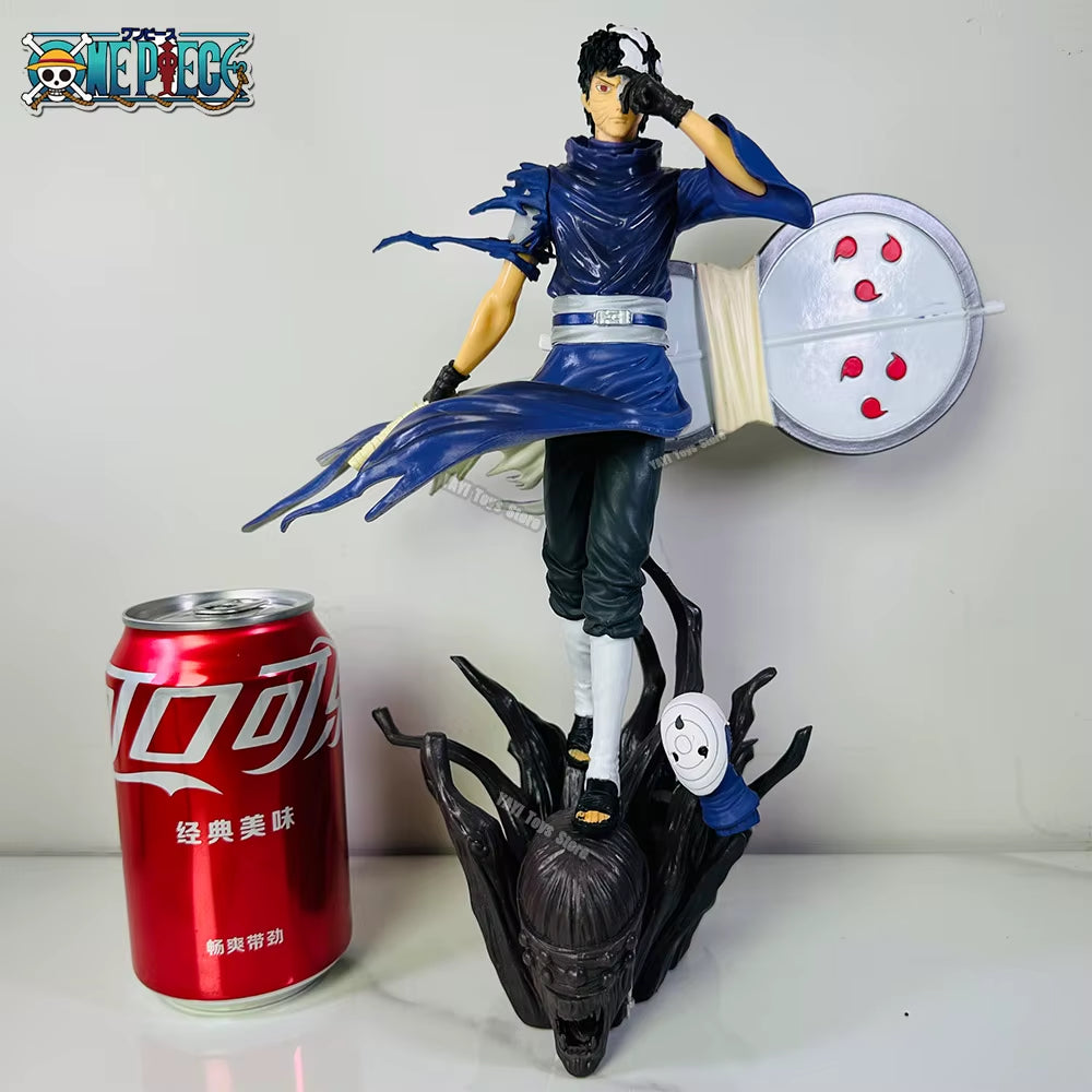 New 28Cm Naruto Anime Figures Uchiha Obito Action Figures Double-Headed Anime PVC Collection Model Toys Doll Gifts