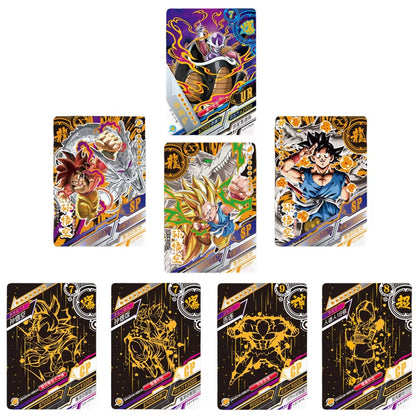 Dragon Ball Collectible Trading Cards - Shiny Son Goku, Saiyan Vegeta, Anime Battle Cards for Children - Perfect Gift Toy