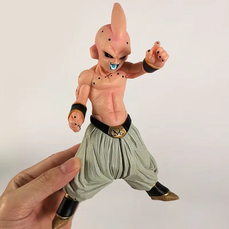 18Cm Anime Dragon Ball Action Figures Super Saiyan One Figures Buu PVC Model Toys Car Decoration Collection Toys for Kids Gifts