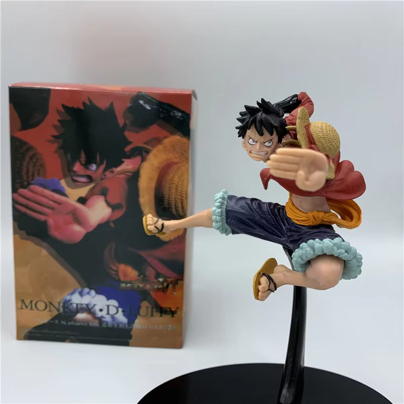 Monkey D Luffy 3D2Y Big Standing Straw Hat PVC Action Figure OP Luffy Zoro Sanji Kaidou Robin Model 27Cm