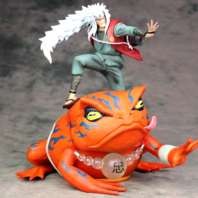 New Jiraiya Figure Manga Naruto Gama-Bunta Action Figurine 23Cm PVC Model Decoration Collectible Desktop Children GK Toys Gifts