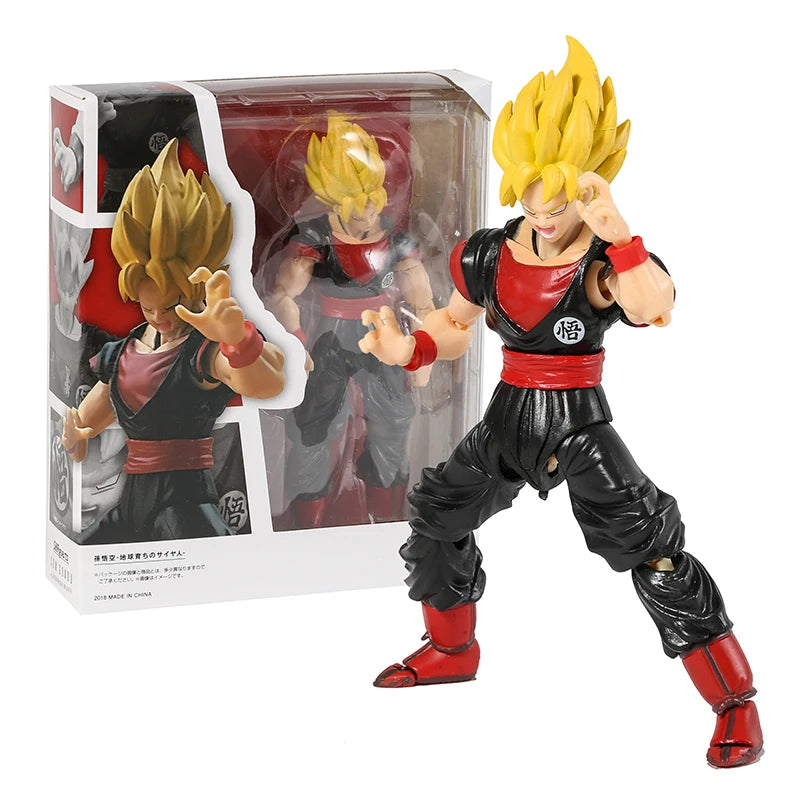 Figural SHF Dragon Ball Super Son Goku Ultra Instinc PVC Action Figure Desktop Decoration Toy