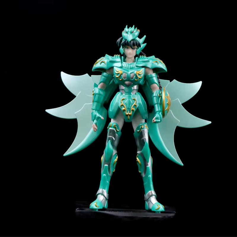 19CM Anime Saint Seiya Shiryuu Hyoga Shun Ikki Phoenix Figure Action Figures Knights of Zodiac Figures Great Toys Saint Seiya