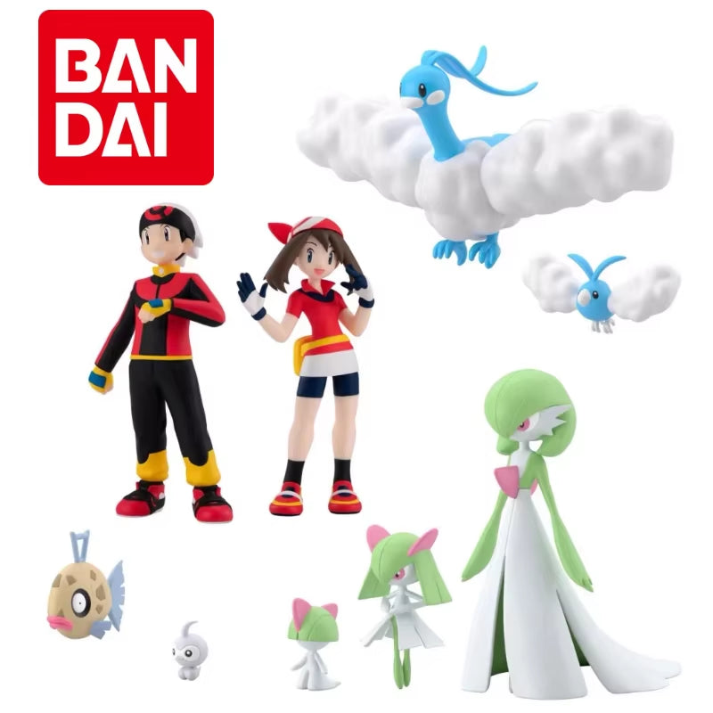 BANDAI Figures Hoenn Region 1/20 Gardevoir Altaria Haruka 9 Types of Pokemon and 2 Types of Trainers Anime Collection Gifts