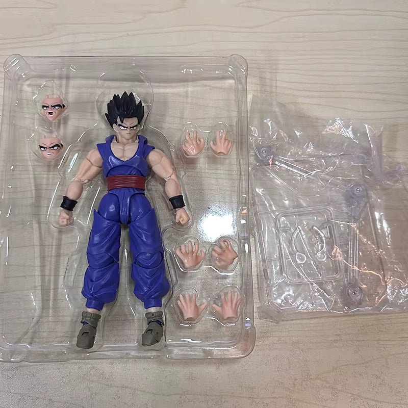 Dragon Ball Super SHF Son Gohan Beast Action Figure - PVC Collectible Model, Movable Saiyan Figurine for Anime Enthusiasts and Gift Giving