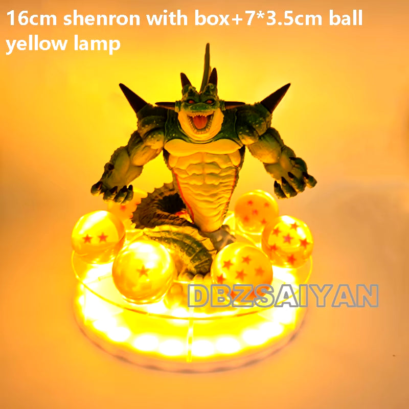 Anime  Z Shenron Lamp Super Saiyan Goku Action Figure  Shenlong Model Light Base Collection Gift