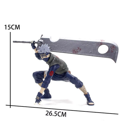 Anime Naruto Hatake Kakashi Figures NARUTO Accessories Action Figure Model Doll Cartoon Kids Children Toys Cool Birthday Gifts