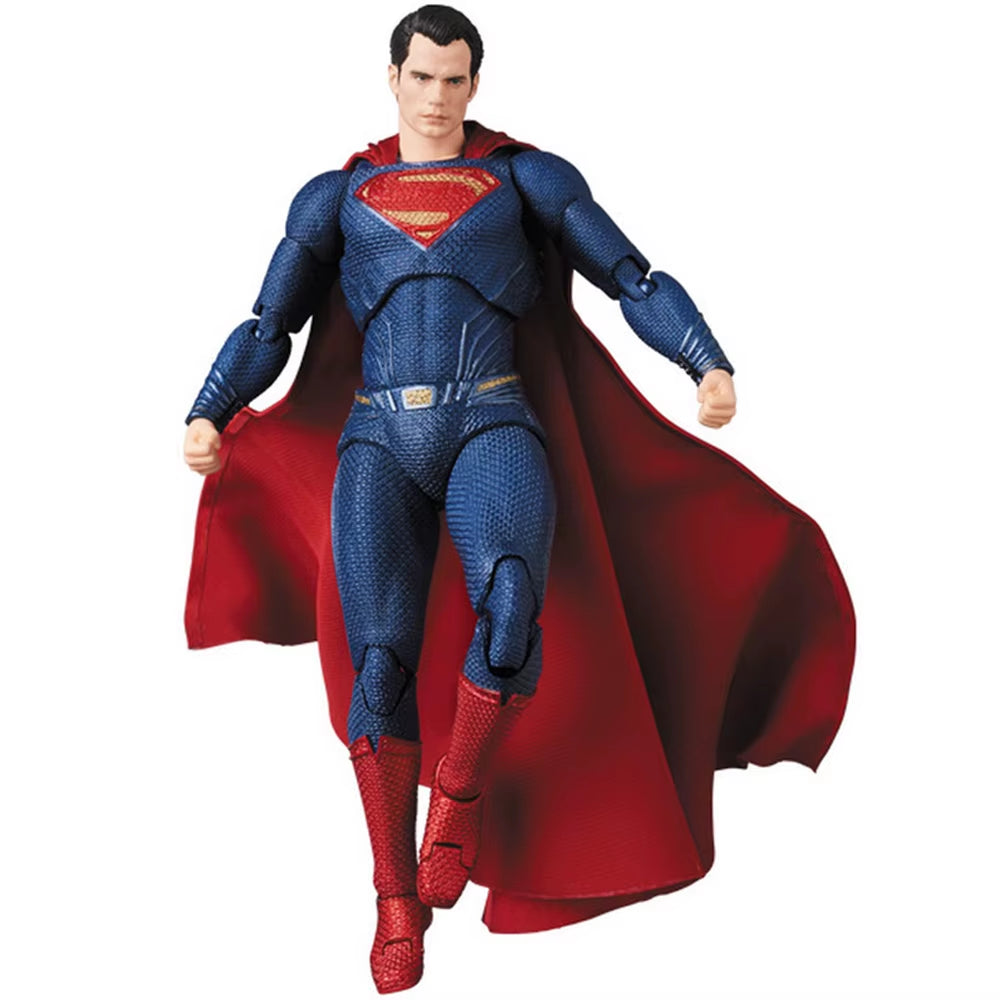 16Cm DC Superman MAFEX 057 Justice League Super Man Action Figure Collection Model BJD Gift Toys