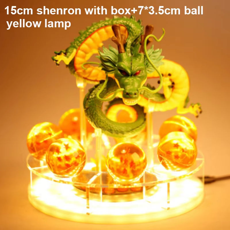 Anime  Z Shenron Lamp Super Saiyan Goku Action Figure  Shenlong Model Light Base Collection Gift