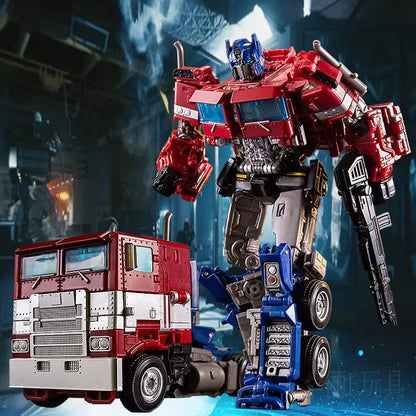 Transformation Toys Robot Car Alloy Commander Optimus Prime Action Figure Movie Series Children Birthday Gift