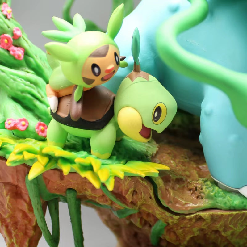 New Pokemon Action Figure Forest Wonderful Frog Flower Gk Pokemon Large Hand Model Animation Ornaments around Birthday Gifts