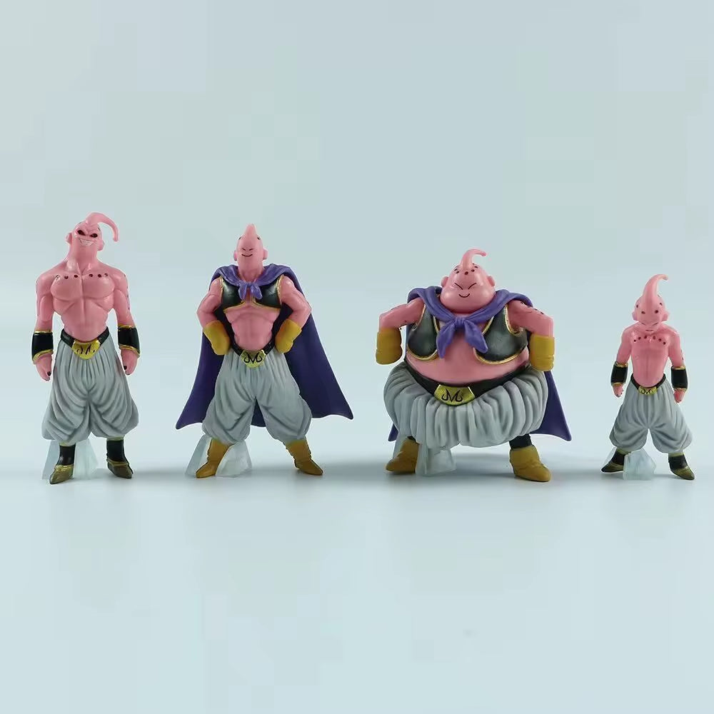 8Pcs/Set Dragon Ball Z Buu PVC Action Figure Collection Model Toys 7-11Cm