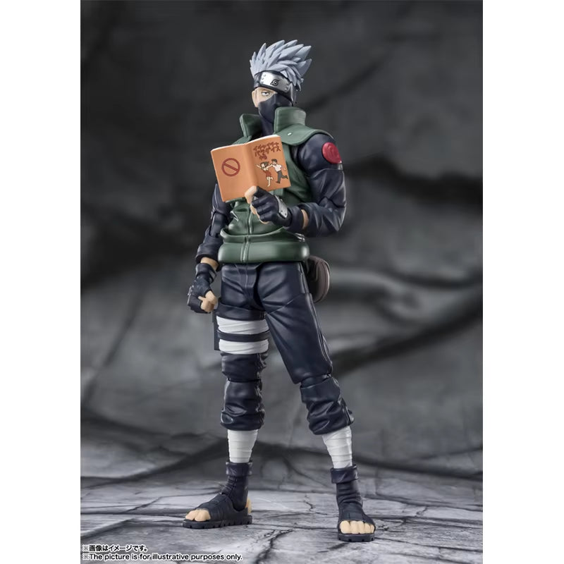 Naruto SHF Hatake Kakashi Anime Figure Shippūden Kakashi 2.0 the Hero of Sharingan Action Figure Toys Birthday Gifts Model Doll