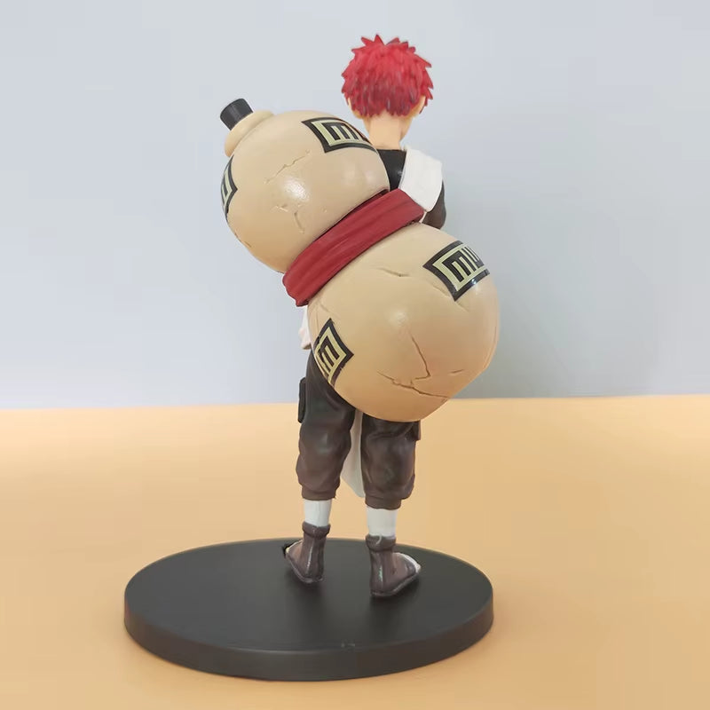 19Cm Anime Naruto Sasuke Itachi Gaara Figure Sand Gourd Battle Action Figurines PVC Model Doll Collection Toy Gift Kids