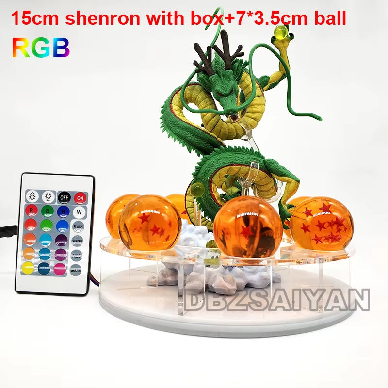 Anime  Z Shenron Lamp Super Saiyan Goku Action Figure  Shenlong Model Light Base Collection Gift