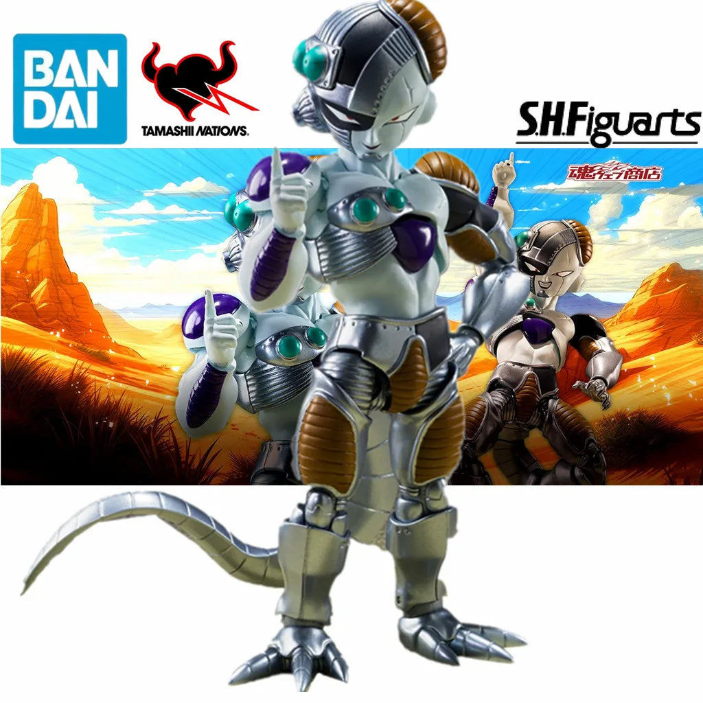 Original  S.H.Figuarts Mechanical Frieza Freezer Dragon Ball Z Anime Figure Toys Movable PVC Model Collector Gift