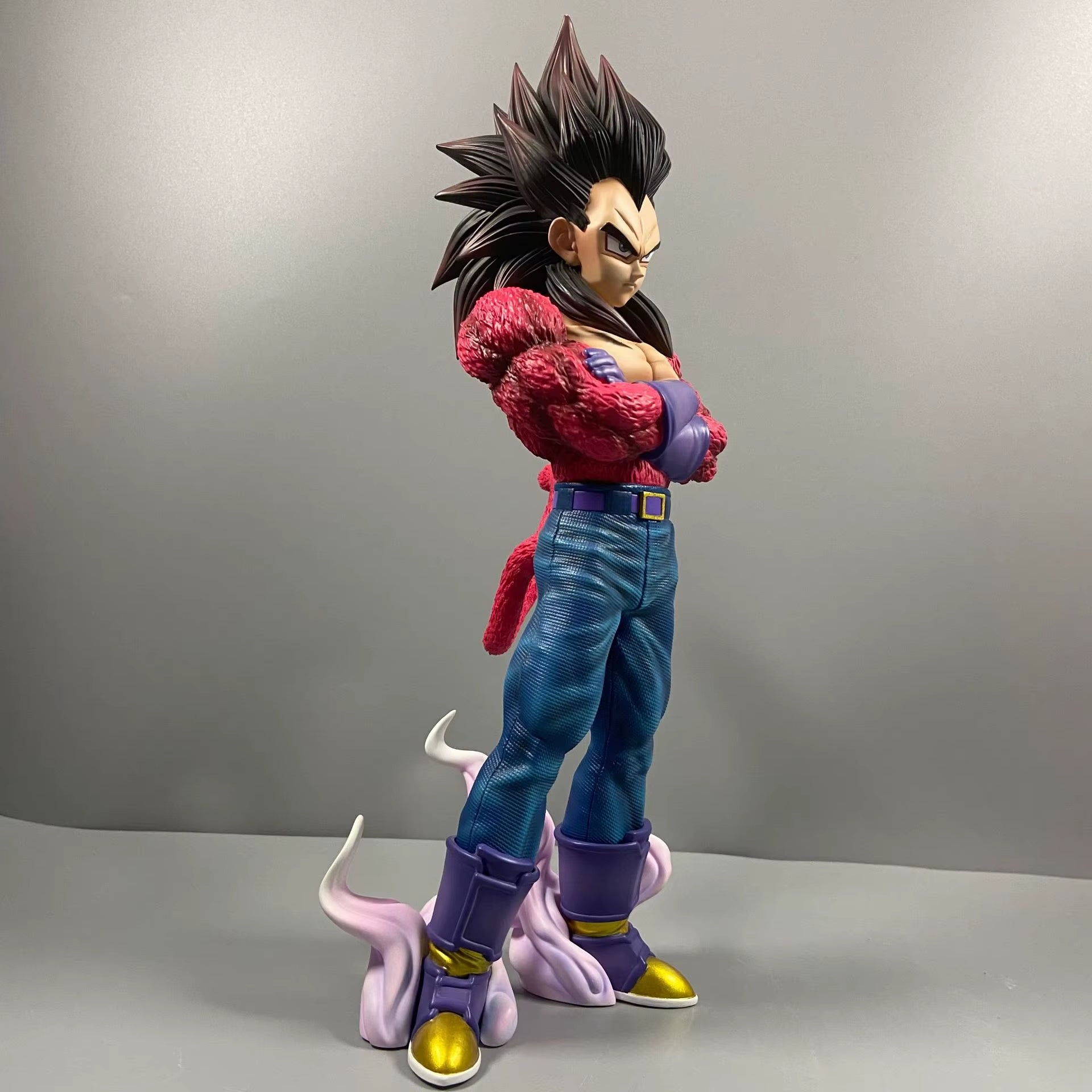 Dragon Ball Gk Violent Bear Super Four Vegeta Goku Pvc Figure Model Peripheral Doll Toy Table Decoration Creative Gift