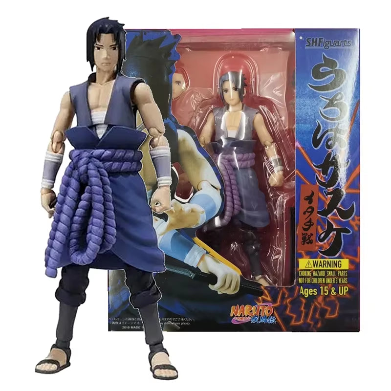 Shf Anime Naruto Figures Rasengan Uzumaki Naruto Jiraiya Action Figure Collection Doll Uchiha Sasuke Itachi Movable Model Toys