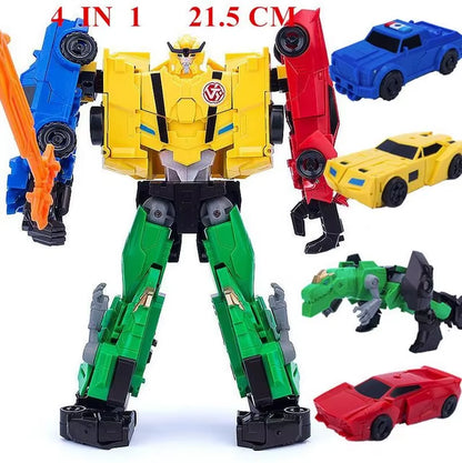 IN STOCK BMB New 5 in 1 Transformation Oversize 40CM Dinosaur Model Toy Anime KO G1 Devastator Action Figure Combined Kid Boy